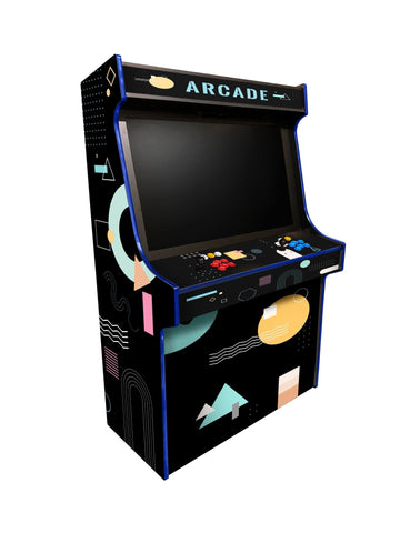 Abstract - 43 Inch Upright Arcade Cabinet - BitCade UK