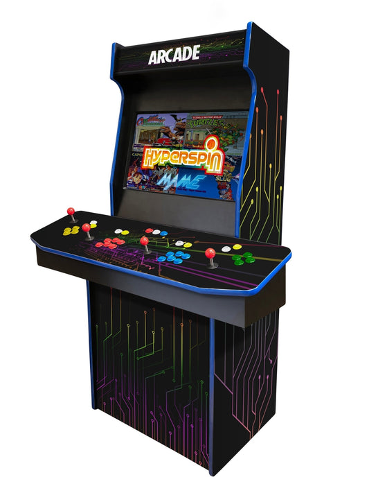 Circuit - 4 Player 27 Inch Upright Arcade Cabinet - BitCade UK