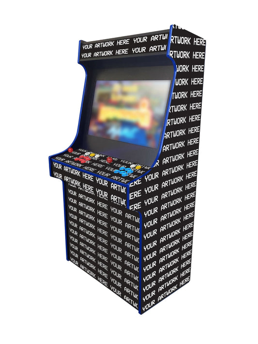 Custom Artwork - 32 Inch Upright Arcade Cabinet - BitCade UK