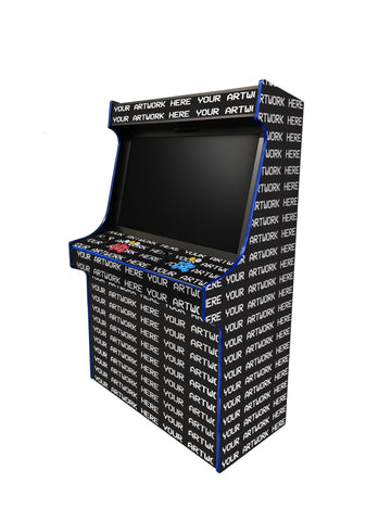 Custom Artwork- 43 Inch Upright Arcade Cabinet - BitCade UK