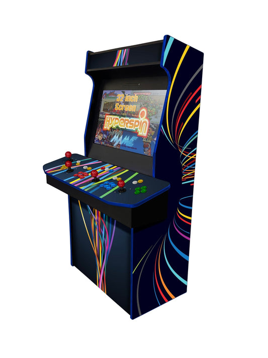 Fibre - 4 Player 32 Inch Upright Arcade Cabinet - BitCade UK