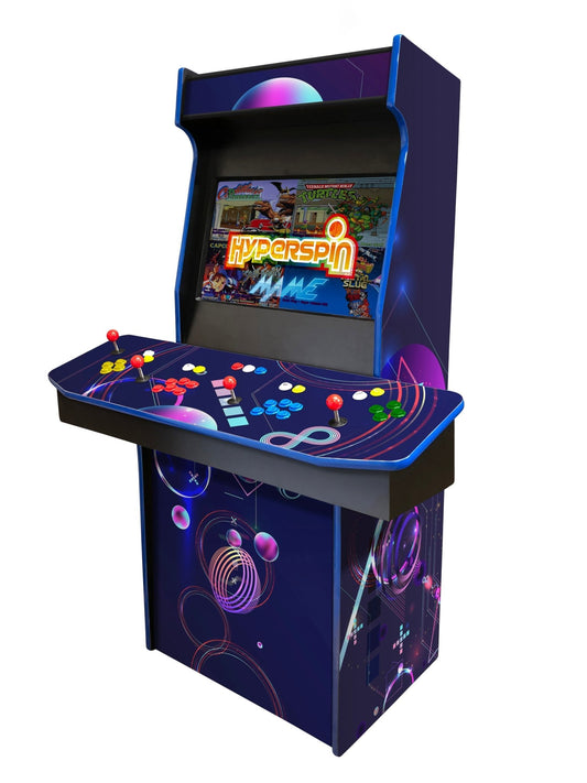 Geometric - 4 Player 27 Inch Upright Arcade Cabinet - BitCade UK
