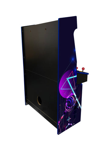 Geometric - 4 Player 43 Inch Upright Arcade Cabinet - BitCade UK