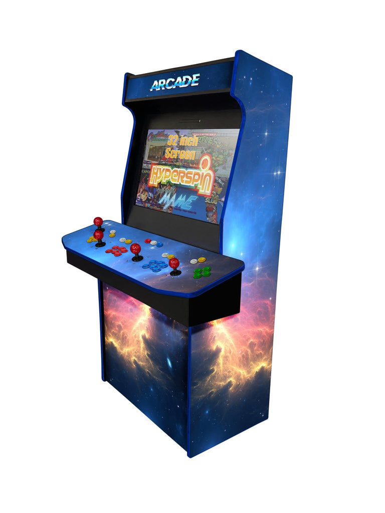 Nebula - 4 Player 32 Inch Upright Arcade Cabinet - BitCade UK