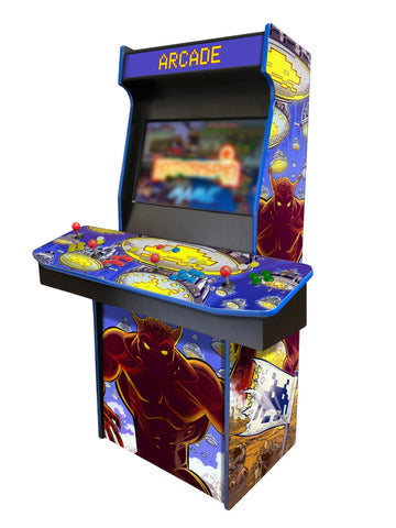 Space Invaders Inspired - 4 Player 27 Inch Upright Arcade Cabinet - BitCade UK