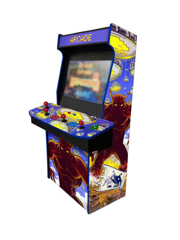 Space Invaders Inspired - 4 Player 32 Inch Upright Arcade Cabinet - BitCade UK