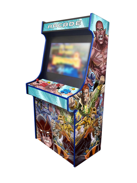 Superheroes - 32 Inch Upright Arcade Cabinet - BitCade UK