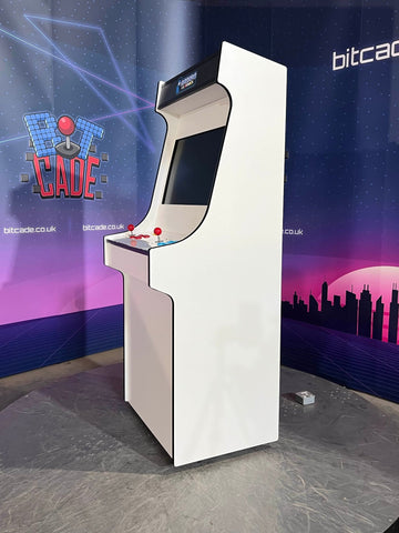 White - 27 Inch Upright Arcade Cabinet - BitCade UK